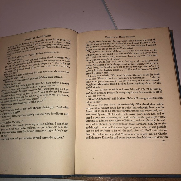 Earth and High Heaven Book by Gwethalyn Graham -Canadian author- 1944 - - Picture 7 of 8